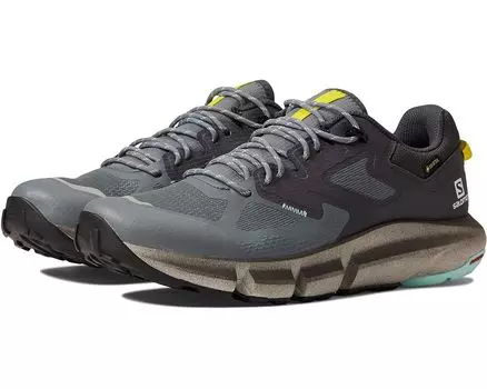 Походные ботинки Salomon Predict Hike GTX, цвет Stormy Weather/Ebony/Tanager Turquoise