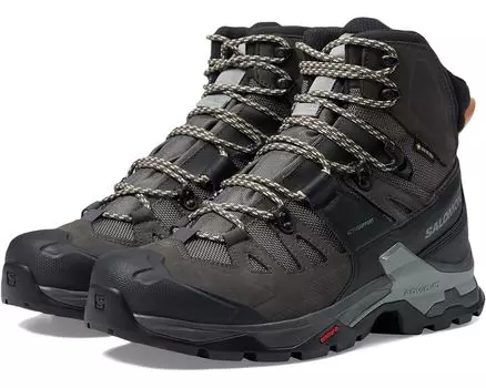 Походные ботинки Salomon Quest 4 GTX, цвет Magnet/Black/Sun Kiss