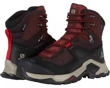 Походные ботинки Salomon Quest Element GTX, цвет Chocolate Plum/Madder Brown/Goji Berry