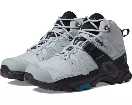 Походные ботинки Salomon X Ultra 4 Mid GTX, цвет Quarry/Black/Legion Blue