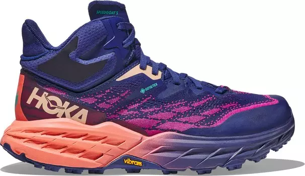 Походные ботинки Speedgoat 5 Mid GTX — женские HOKA, синий
