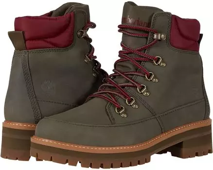 Походные ботинки Timberland Courmayeur Valley Waterproof Leather and Fabric Hiker, цвет Canteen