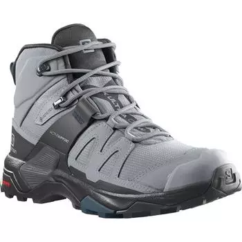 Походные кроссовки X Ultra 4 Mid GTX женские Salomon, цвет Quarry/Black/Legion Blue