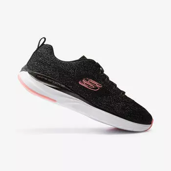 Походные кроссовки женские Skechers - Ultra Groove черные, черный розовый