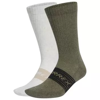 Походные носки Adidas Terrex Terrex Multi Socks, цвет White/Olive Strata
