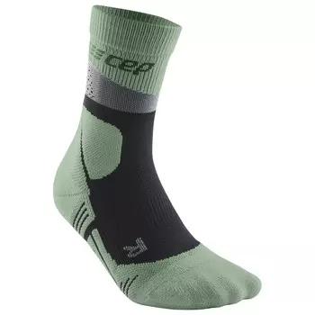 Походные носки Cep Max Cushion Socks Hiking Mid Cut, цвет Grey/Mint