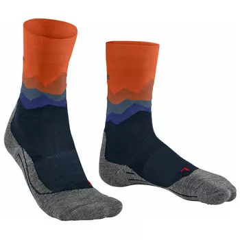 Походные носки Falke TK2 Crest, цвет Navy/Orange