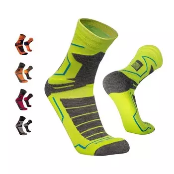 Походные носки из альпаки и мериноса VECTOR Утепленные треккинговые термоноски унисекс. ANDINA OUTDOORS, цвет gelb