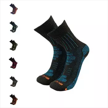 Походные носки из альпаки-мериноса: альпинистские носки GLACIAR с особо прочной набивкой ANDINA OUTDOORS, цвет schwarz