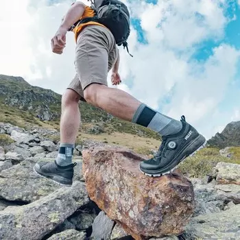 Походные носки Millet, цвет navy blue/red