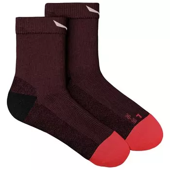 Походные носки Salewa MTN TRN All Mountain QRT Sock, цвет Syrah