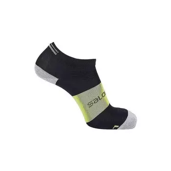Походные носки Salomon, цвет black/acid green