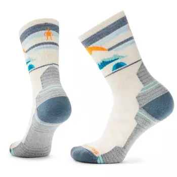 Походные носки Smartwool Women's Hike Light Cushion New Pattern Crew Socks, цвет Moonbeam
