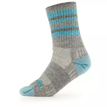 Походные носки Wrightsock Escape Crew, цвет Turqouise Stripes
