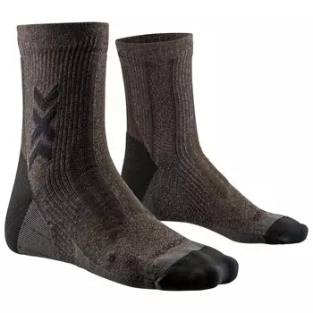 Походные носки X-Socks Hike Perform Natural Ankle, цвет Brown/Black