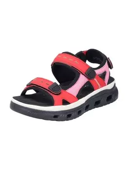 Походные сандалии rieker, красный