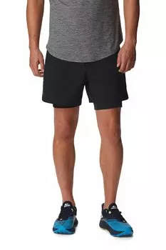 Походные шорты Endless Trail с дизайном 2-в-1 Columbia, черный