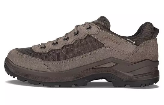 Походные/Треккинговые ботинки мужские с низким верхом коричневого цвета Lowa