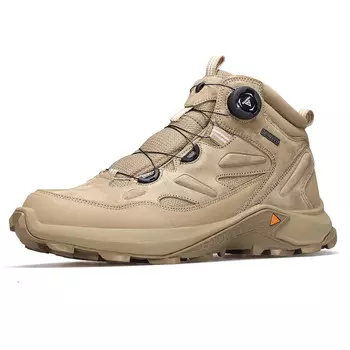 Походные/Треккинговые ботинки мужские с высоким верхом, песочного цвета Humtto, цвет Sand