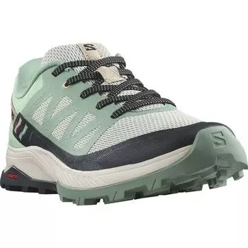 Походные туфли Outrise женские Salomon, цвет Granite Green Green Ash Tender Peach