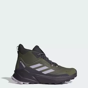 Походные туфли Terrex Trailmaker 2.0 Mid Gore-Tex Adidas, цвет Olive Strata/Silver Dawn/Aurora Black