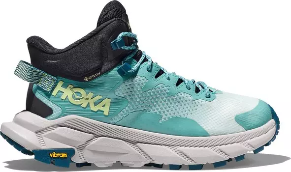 Походные женские кроссовки HOKA Trail Code GTX, бирюзовый