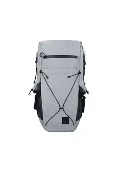 Походный рюкзак WANDERMOOD ROLLTOP 30, нагрудный ремень, контактная спинка, подготовка системы гидратации, встроенный дождевик для женщин и мужчин Jack Wolfskin, цвет Rainstorm