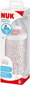 Поилка Disney Bambi Kiddy Cup розовая с 12 месяцев 300мл 1 шт. NUK