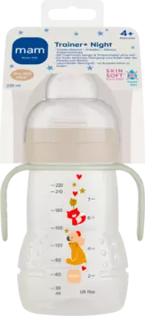 Поилка Тренер+ Ночь кремовая с 4 месяцев 220 мл 1 шт. MAM
