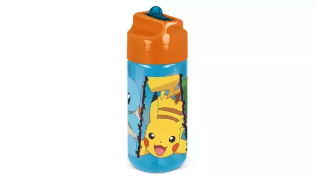 Pokemon Бутылка для питья с трубочкой около 430 мл P Os