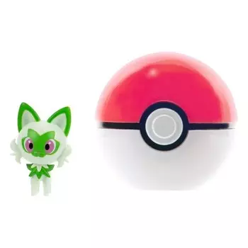 Pokemon, Clip 'N' Go, Sprigatito с PokeBall, W17