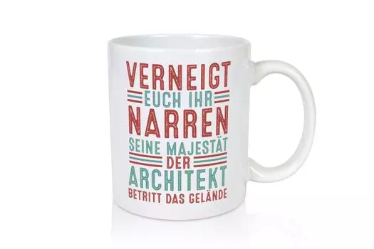 Поклонитесь: Архитектор | Архитектурное бюро - Кружка белая LieblingsPrint24