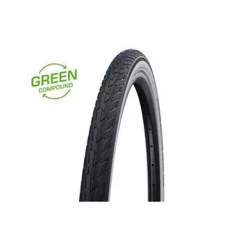 Покрышка Road Cruiser Wired — 20x1,75 дюйма — K-Guard — GC — whitewall SCHWALBE, черно-белый
