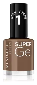 Покрытие ногтей гель-лаком без использования УФ/LED лампы Rimmel Super Gel, оттенок 052 Camo 12 мл