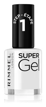Покрытие ногтей гель-лаком без использования УФ/LED лампы Rimmel Super Gel, оттенок 001 Basic B 12 мл