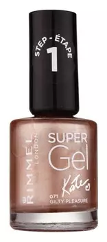 Покрытие ногтей гель-лаком без использования УФ/LED лампы Rimmel Super Gel By Kate, оттенок 071 гilty Pleasure 12 мл