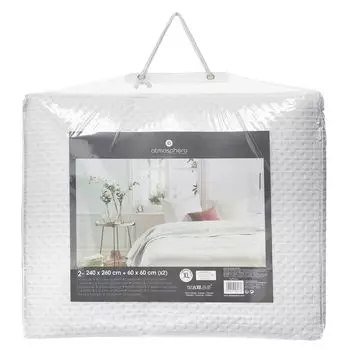 Покрывало + 2 наволочки "Dolce" - слоновая кость 240х260 см - Atmosphera crateur d'interieur Atmosphera Crateur d'intrieur