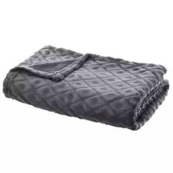 Покрывало Atmosphera Crateur d'intrieur LOSAN, 125x1x150 см, темно-серый