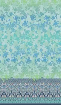 Покрывало Bassetti Агридженто цвет СИНИЙ B1 размер 220x255