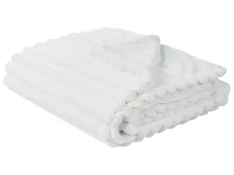 Покрывало Beliani RAKYA, 200x1x220 см, белый