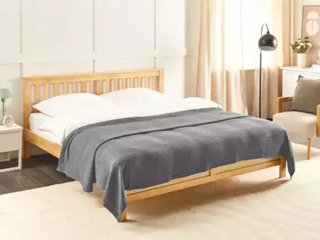 Покрывало Beliani, серый