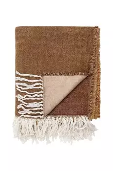 Покрывало Bloomingville Ara, коричневый