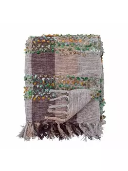 Покрывало Bloomingville, фиолетовый