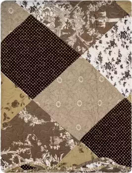 Покрывало Clayre&Eef, коричневый