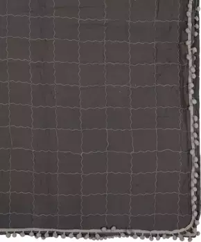 Покрывало Clayre&Eef, серый