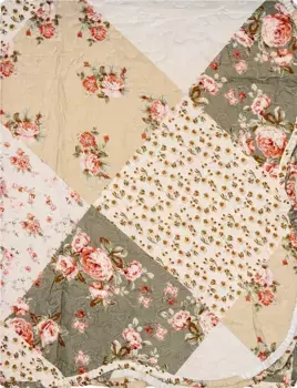 Покрывало Clayre&Eef, зеленый