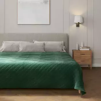 Покрывало Dekoria, темно-зеленый