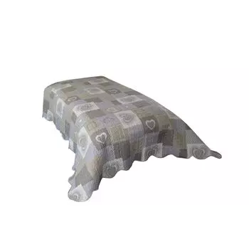 Покрывало дизайн 3 сердца МЕЧТЫ Dreams, черный