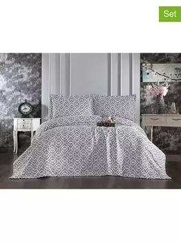 Покрывало Elizabed, серый