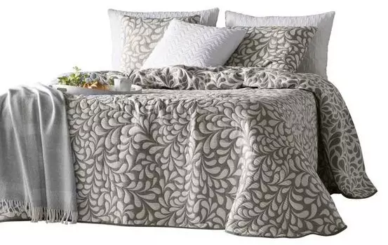 Покрывало Erwin Mller 206589, 250x1x270 см, серо-коричневый